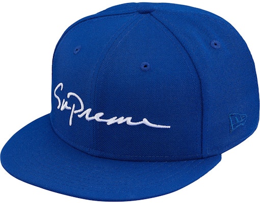 Supreme Classic Script New Era Cap Royal Buy Supreme Classic Script New Era Cap Royal