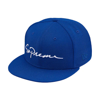 Supreme Classic Script New Era Cap Royal