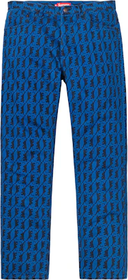 Supreme 洗水常規版 FW18 豹紋牛仔褲 Buy Supreme 洗水常規版 FW18 豹紋牛仔褲