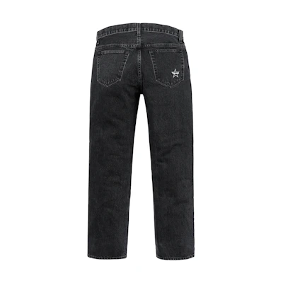 Supreme Washed Regular FW18 Jean Black