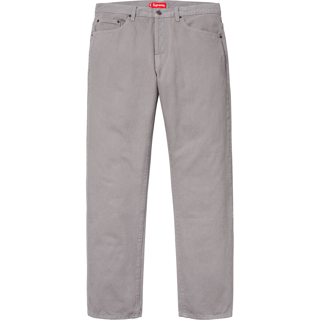 Buy Supreme Washed Regular FW18 Jeans Abu-Abu Tua