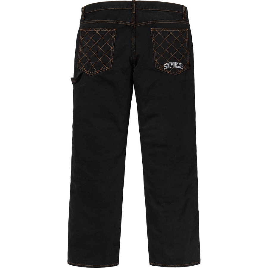 Order 至高無上的鑽石縫線工匠牛仔褲黑色