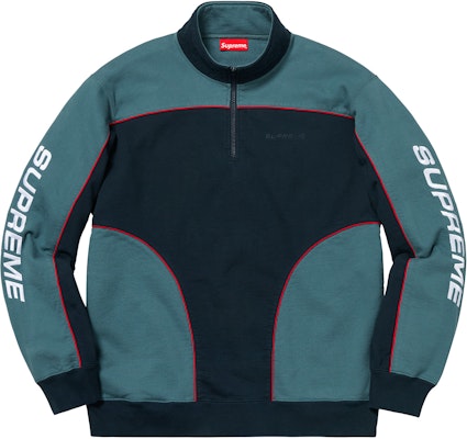 Sudadera Supreme Speedway Half Zip Azul Marino. Buy Sudadera Supreme Speedway Half Zip Azul Marino.