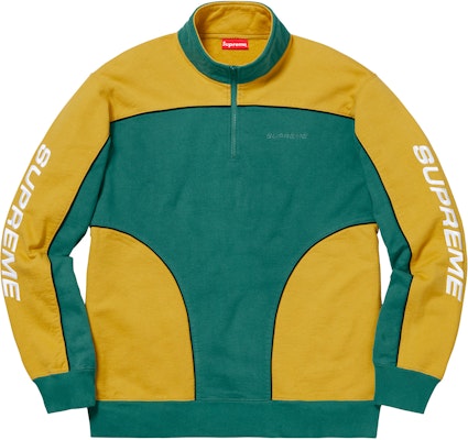 Supreme Speedway Half Zip Sweatshirt Dark Teal Buy Supreme Speedway Half Zip Sweatshirt Dark Teal