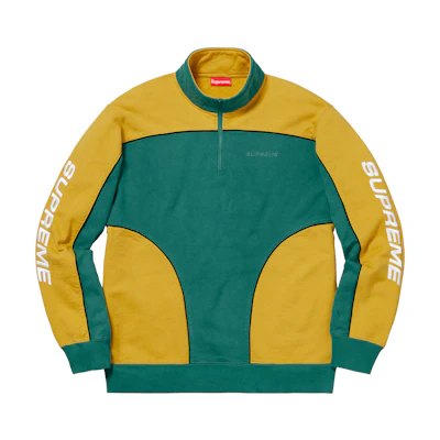 Supreme Speedway Half Zip Sweatshirt Dark Teal