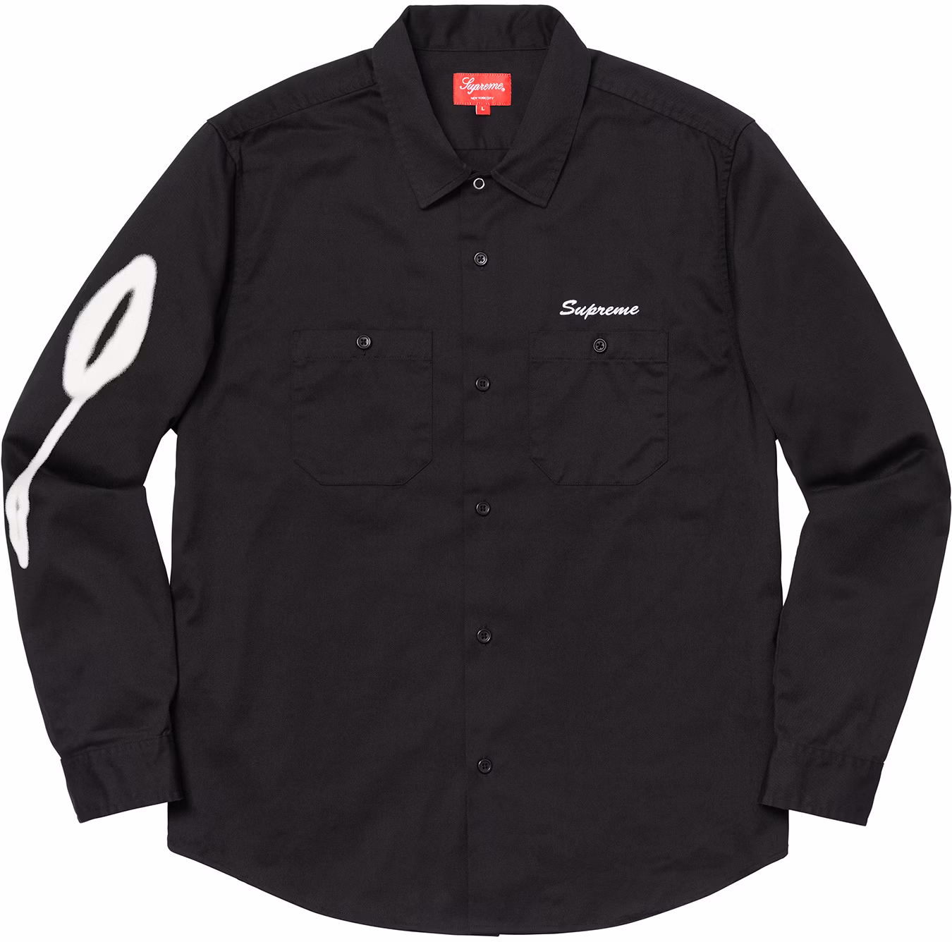 supreme-rose-ls-work-shirt-black