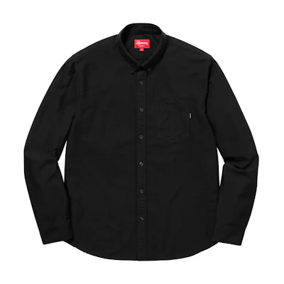 Supreme Oxford Shirt FW18 Black