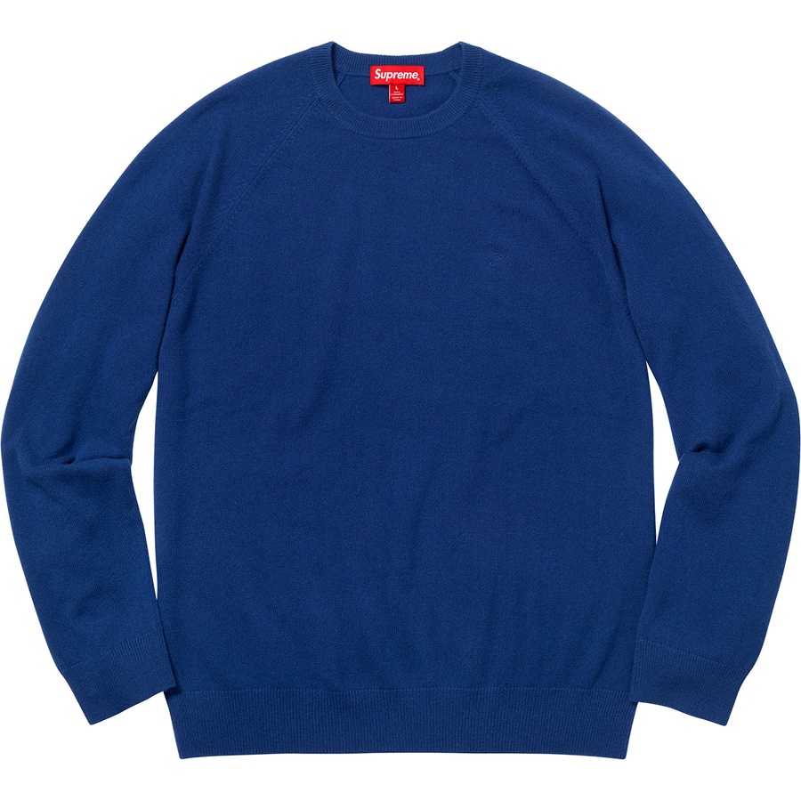 Buy Supreme Suéter de Cachemir (FW18) Azul Real Oscuro