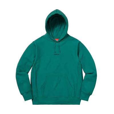 Supreme Trademark Hooded Sweatshirt Dark Teal