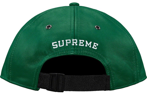 Supreme x The North Face Gorra de Cuero 6 Paneles Verde Oscuro Order Supreme x The North Face Gorra de Cuero 6 Paneles Verde Oscuro
