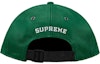 Order Supreme x The North Face Gorra de Cuero 6 Paneles Verde Oscuro