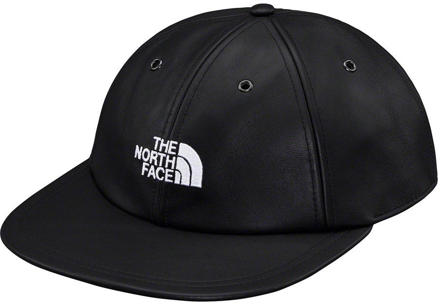 supreme-the-north-face-leather-6-panel-hat-black