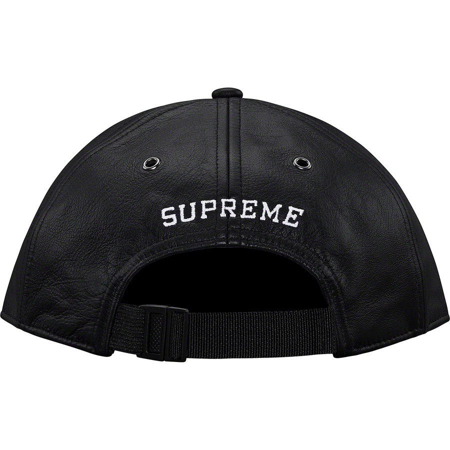 Order "Supreme x The North Face Gorra de Cuero 6 Panel Negra"