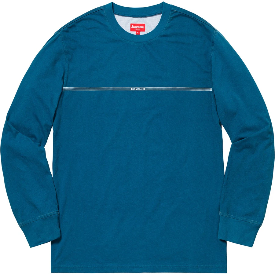 supreme-printed-stripe-ls-top-blue