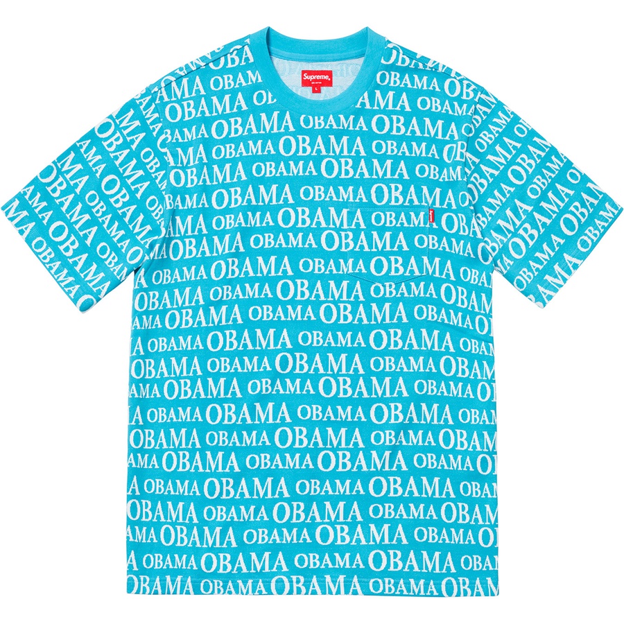 Supreme Obama Jacquard SS Top Bright Blue - Novelship