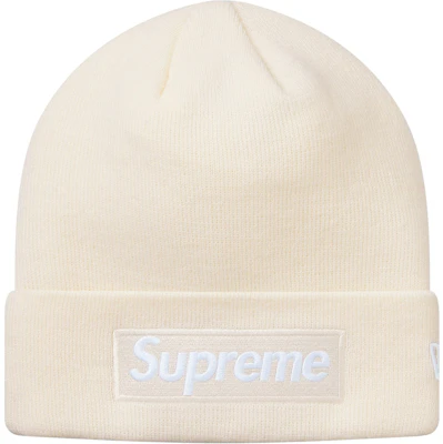 Supreme New Era盒标针织帽 自然色 Buy Supreme New Era盒标针织帽 自然色