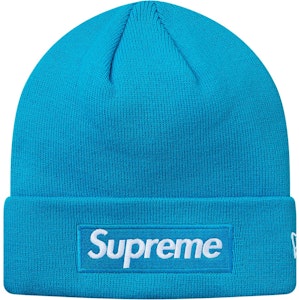 Topi Beanie Supreme New Era Box Logo Biru Cerah Terang Buy Topi Beanie Supreme New Era Box Logo Biru Cerah Terang