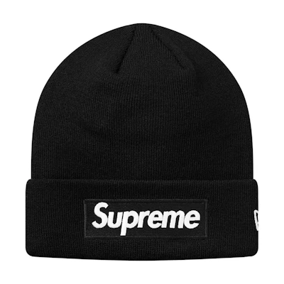 Supreme New Era Box Logo Beanie Black