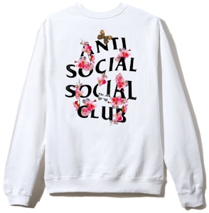 Kemeja Leher Bulat Putih Anti Social Social Club Kkoch Buy Kemeja Leher Bulat Putih Anti Social Social Club Kkoch