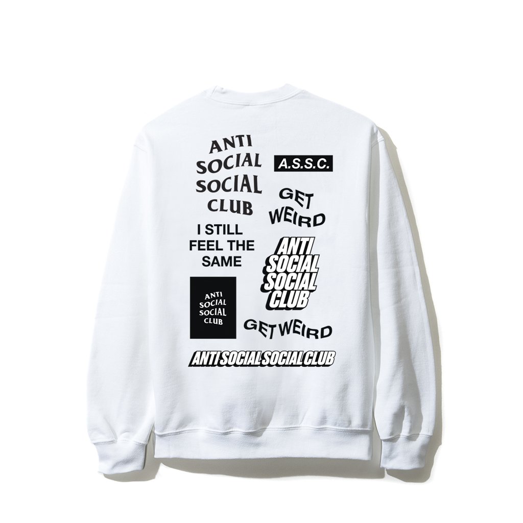 Anti Social Social Club Bukake White Long Sleeve Tee