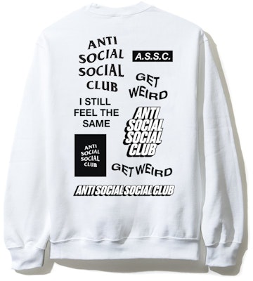 Anti Social Social Club Bukake White Long Sleeve Tee Buy Anti Social Social Club Bukake White Long Sleeve Tee