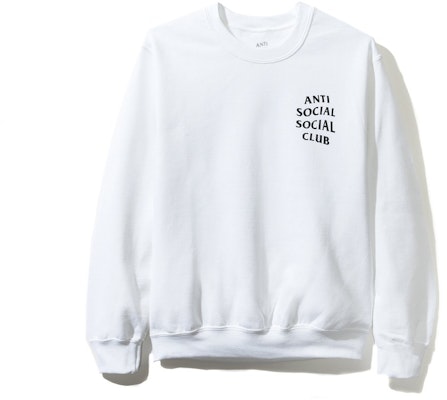 Anti Social Social Club Bukake White Long Sleeve Tee Order Anti Social Social Club Bukake White Long Sleeve Tee