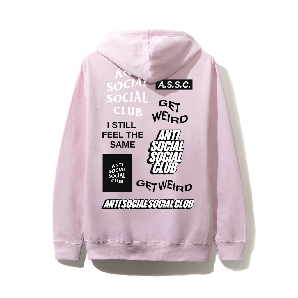 Buy Anti Social Social Club Bukake Pink Hoodie