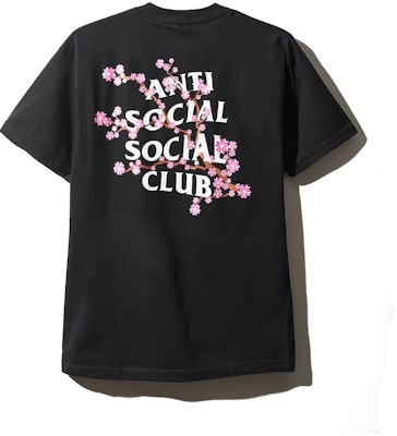 Anti Social Social Club Cherry Blossum Black Tee Buy Anti Social Social Club Cherry Blossum Black Tee