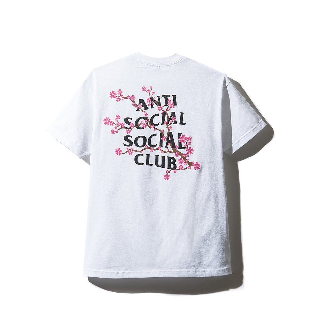 Buy Baju T Putih Anti Social Social Club Cherry Blossum.