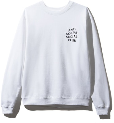 Anti Social Social Club Cherry Blossum White Crewneck Order Anti Social Social Club Cherry Blossum White Crewneck