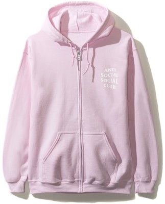 Anti Social Social Club Cherry Blossum Pink Zip Hoodie Order Anti Social Social Club Cherry Blossum Pink Zip Hoodie