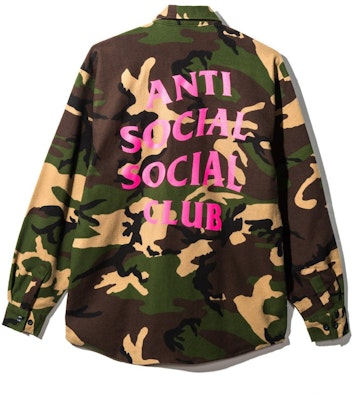 Anti Social Social Club Mirage Flannel Buy Anti Social Social Club Mirage Flannel