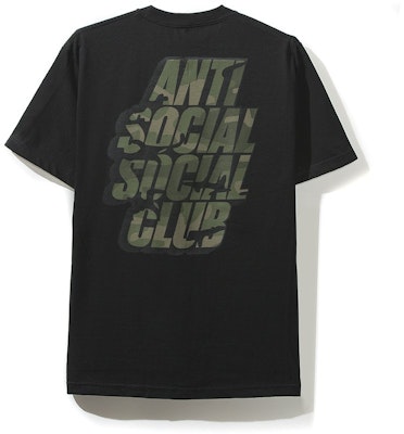 Anti Social Social Club Blocked Camo Black Tee Buy Anti Social Social Club Blocked Camo Black Tee