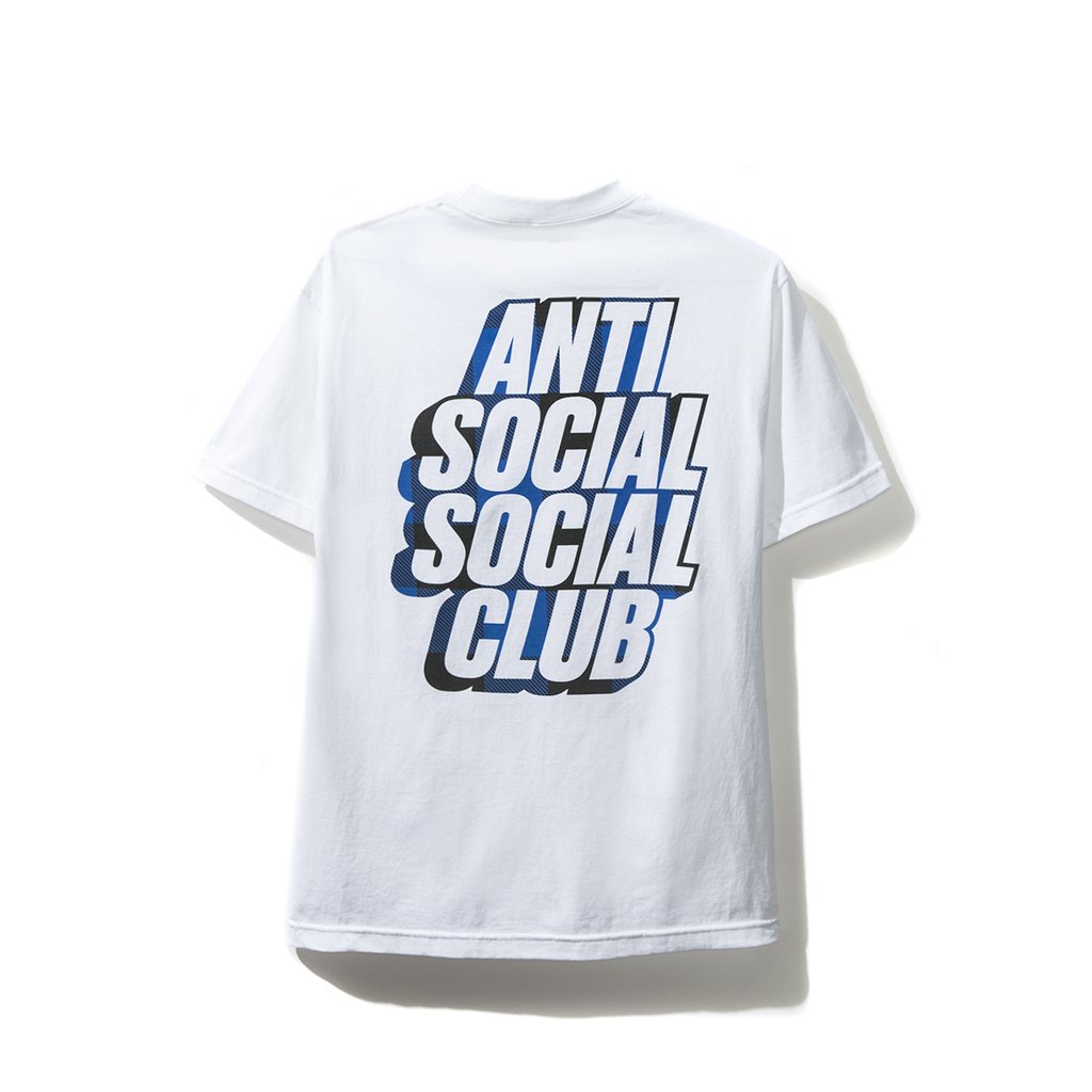 Buy アンチソーシャルソーシャルクラブ チェックTシャツ (白)
