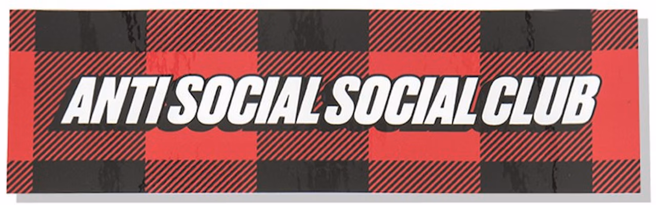 Stiker Kotak Kotak Anti Social Social Club Plaid Buy Stiker Kotak Kotak Anti Social Social Club Plaid