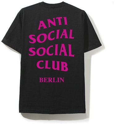 Anti Social Social Club Berlin Black Tee Buy Anti Social Social Club Berlin Black Tee