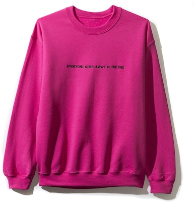 Anti Social Social Club Everyone Goes Away In The End Crewneck Buy Anti Social Social Club Everyone Goes Away In The End Crewneck
