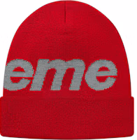 Order Supreme 反光大標誌紅色毛帽