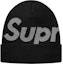 Buy Supreme Beanie Logo Besar Reflektif Hitam