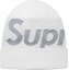 Buy Supreme 反光大標誌針織帽 白色