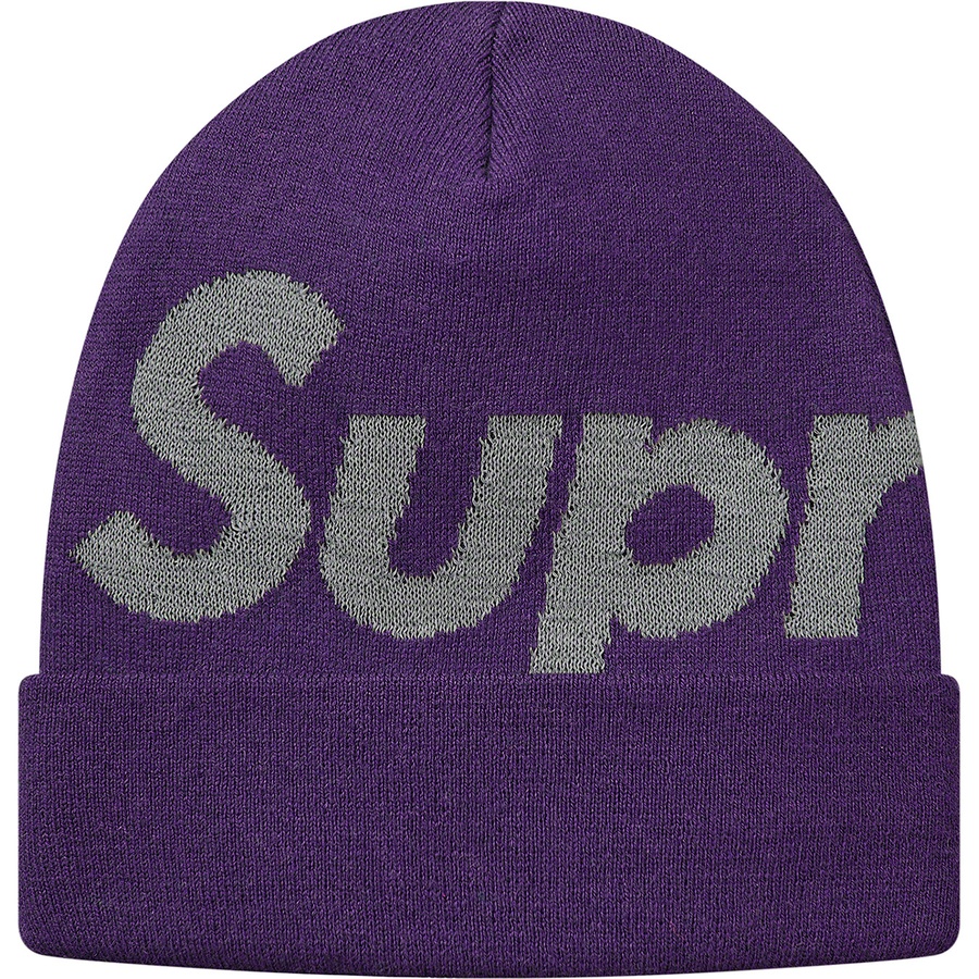 Supreme reflective big logo 2024 beanie