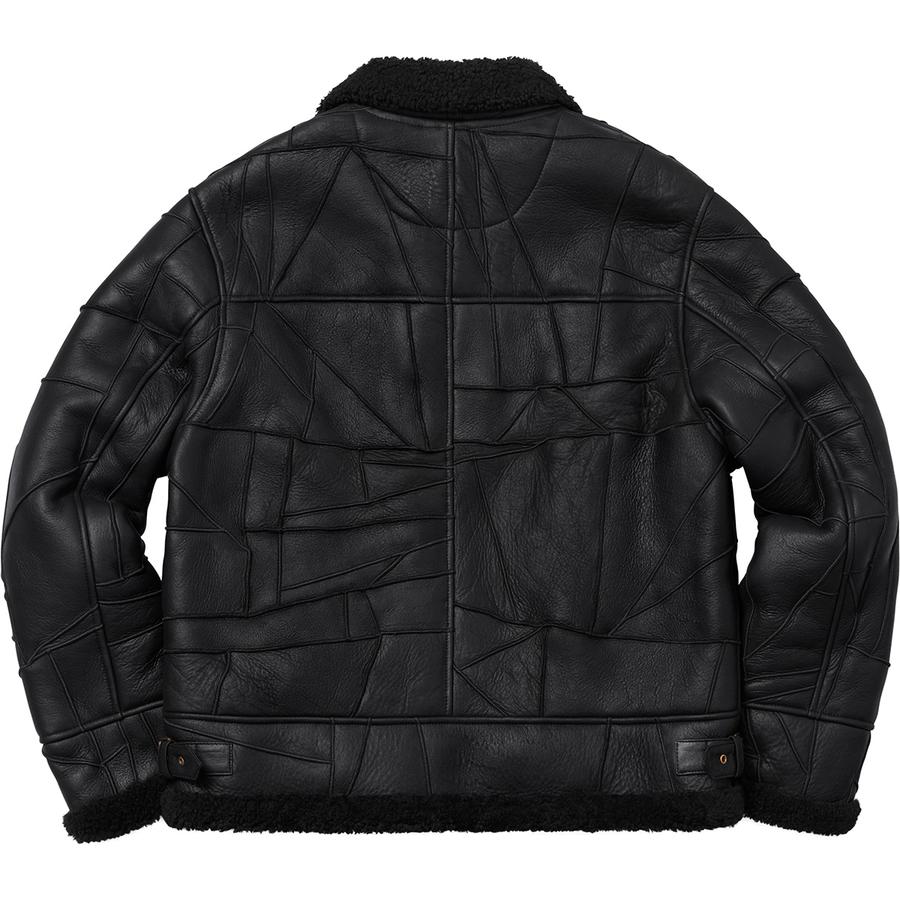 supreme 過剰 Patchwork Shearling B-3 Jacket 