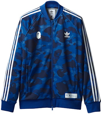 BAPE x adidas adicolor Track Top Blue Jacket Buy BAPE x adidas adicolor Track Top Blue Jacket