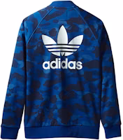 Order BAPE x adidas adicolor 藍色運動上衣