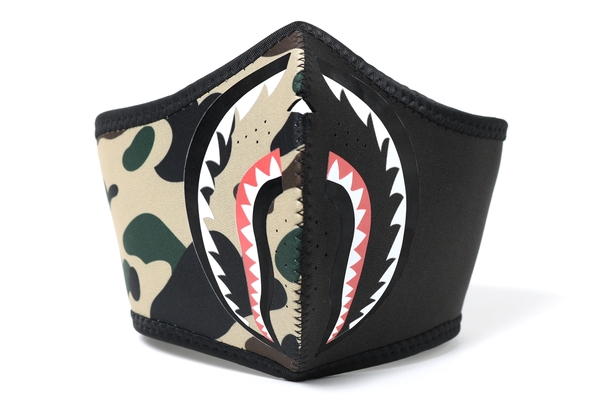 BAPE 1st Camo Shark Mask Yellow (FW18)