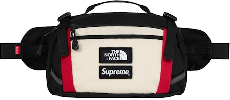 Supreme x The North Face Expedition Waist Bag White Red Supreme x The North Face Expedition Waist Bag White Red