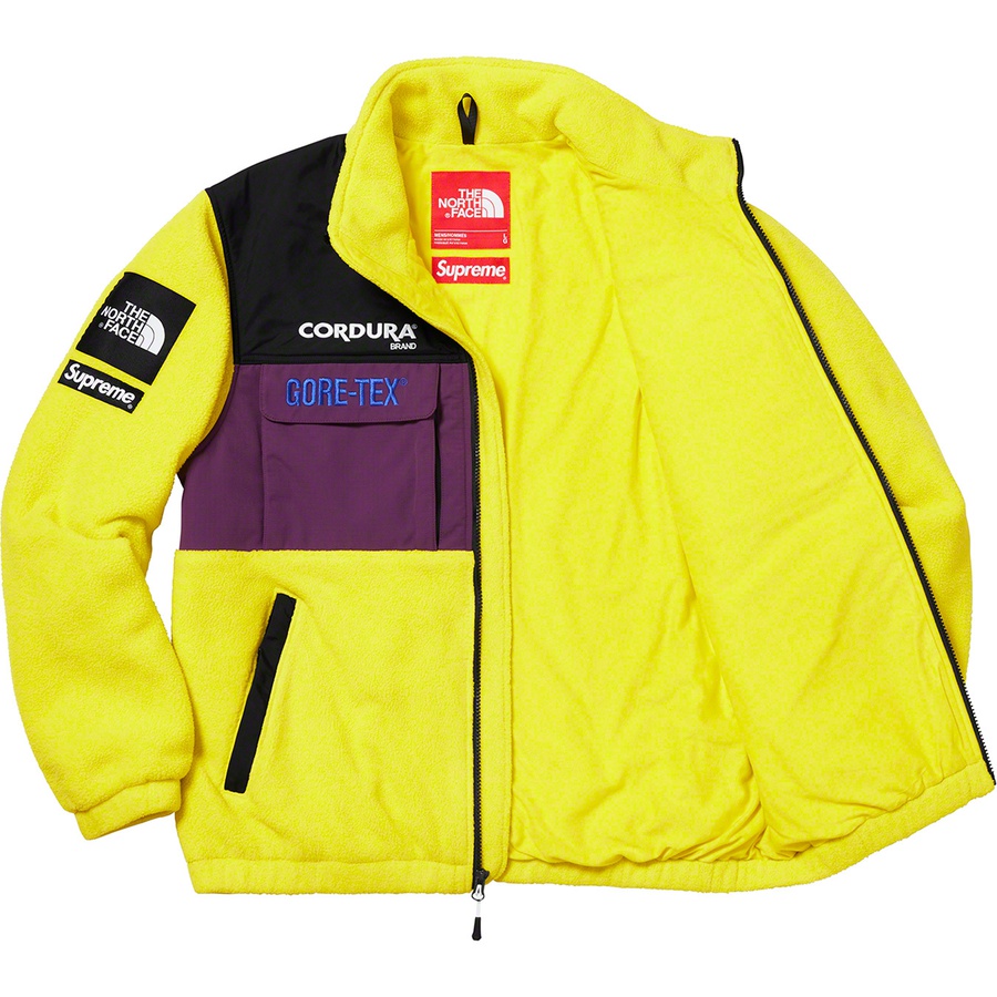 Supreme x The North Face Expedition Fleece Jacket Sulphur Black