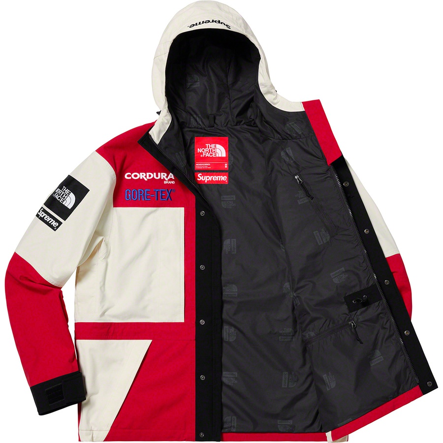 Supreme x The North Face Expedition Jacket White Red - Novelship