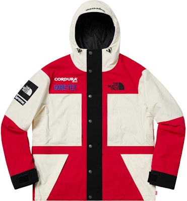 Supreme x The North Face Expedition Jacket White Red Buy Supreme x The North Face Expedition Jacket White Red