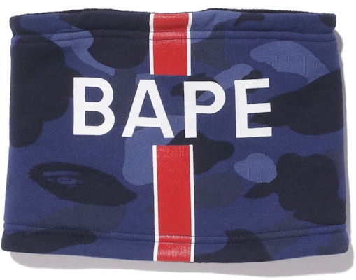 BAPE x Paris Saint-Germain Neckwarmer Navy Buy BAPE x Paris Saint-Germain Neckwarmer Navy